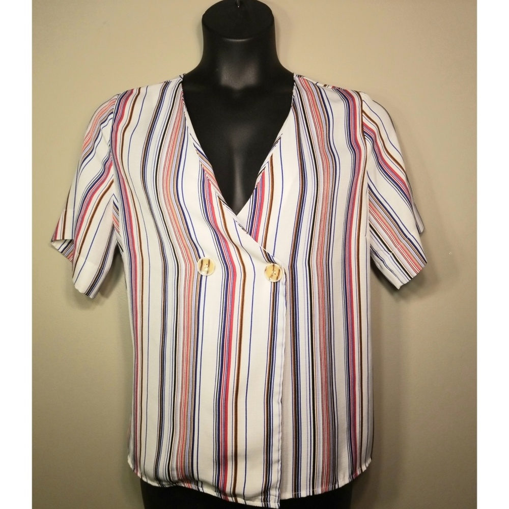 Women's Striped Top by Luxology - Picture 2 of 4